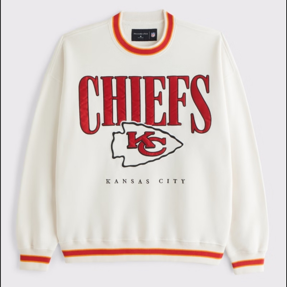 NFL by Abercrombie

Kansas City Chiefs Graphic Crew Sweatshirt SIZE XS